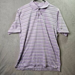 Izod Cool FX Extreme Function Golf Polo Short Sleeve Shirt Purple Mens Size M